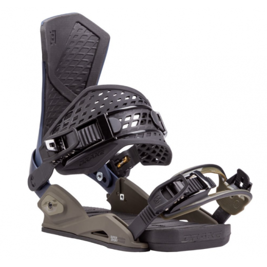 Крепления для сноуборда DRAKE SUPERSPORT 2024 GREEN FOREST/DEEP BLUE