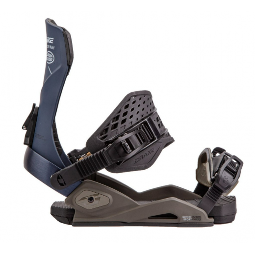 Крепления для сноуборда DRAKE SUPERSPORT 2024 GREEN FOREST/DEEP BLUE