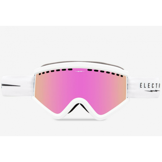 Маска ELECTRIC EGV (MATTE WHITE/PINK CHROME) 2023 Маска ELECTRIC EGV (MATTE WHITE/PINK CHROME) 2023