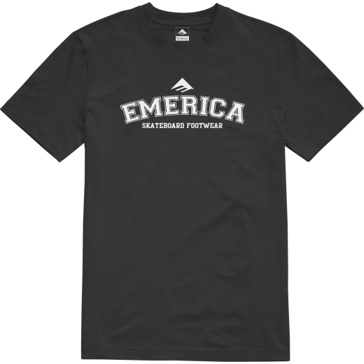 Футболка EMERICA COLLEGIATE TEE 2024 BLACK Футболка EMERICA COLLEGIATE TEE 2024 BLACK