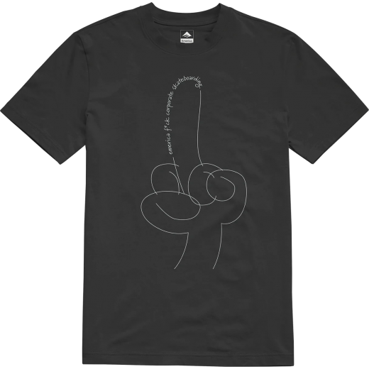 Футболка EMERICA EFF CORPORATE TEE 2024 BLACK  Футболка EMERICA EFF CORPORATE TEE 2024 BLACK