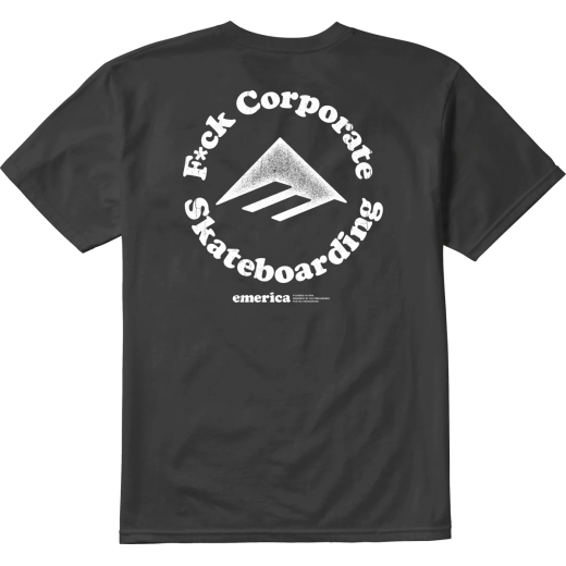 Футболка EMERICA EFF CORPORATE 2 TEE 2024 BLACK  Футболка EMERICA EFF CORPORATE 2 TEE 2024 BLACK