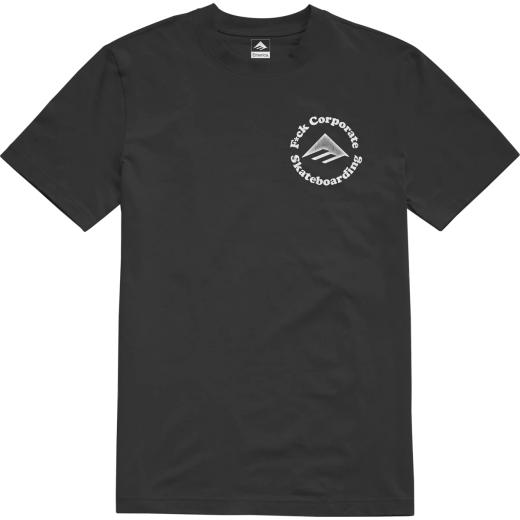 Футболка EMERICA EFF CORPORATE 2 TEE 2024 BLACK  Футболка EMERICA EFF CORPORATE 2 TEE 2024 BLACK
