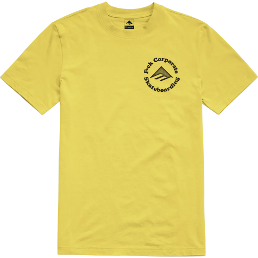 Футболка EMERICA EFF CORPORATE 2 TEE 2024 YELLOW Футболка EMERICA EFF CORPORATE 2 TEE 2024 YELLOW