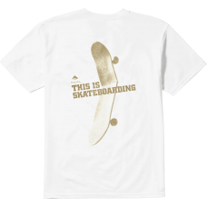 Футболка EMERICA THIS IS SKATEBOARDING TEE 2024 WHITE Футболка EMERICA THIS IS SKATEBOARDING TEE 2024 WHITE