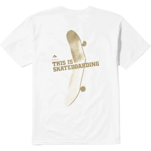 Футболка EMERICA THIS IS SKATEBOARDING TEE 2024 WHITE Футболка EMERICA THIS IS SKATEBOARDING TEE 2024 WHITE