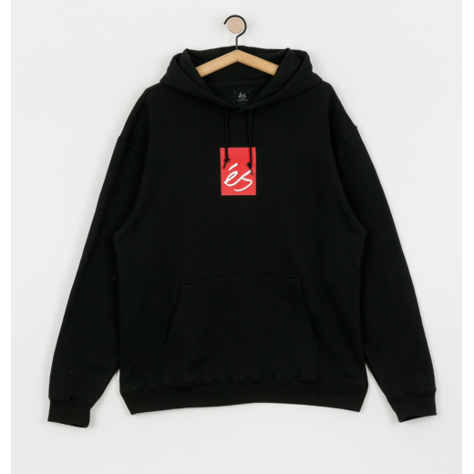 Худи eS MAIN BLOCK HOODIE FLEECE 2024 BLACK Худи eS MAIN BLOCK HOODIE FLEECE 2024 BLACK