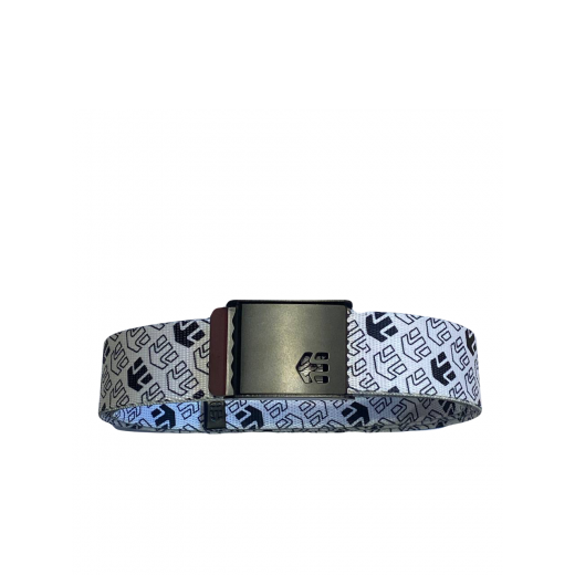 Ремень ETNIES ICON WEB BELT WHITE/BLACK 2025 Ремень ETNIES ICON WEB BELT WHITE/BLACK 2025