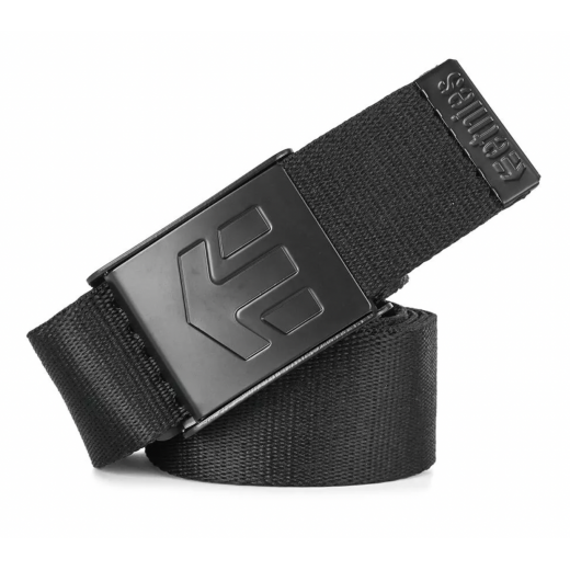 Ремень ETNIES STAPLEZ BELT BLACK/BLACK 2025 Ремень ETNIES STAPLEZ BELT BLACK/BLACK 2025