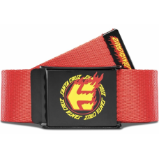 Ремень ETNIES x SANTA CRUZ FLAME BELT RED 2025