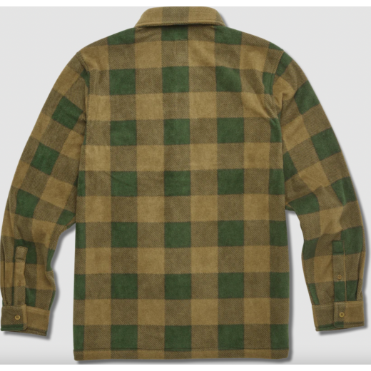 Рубашка ETNIES WOODSMAN FLEECE OLIVE/TAN 2025 Рубашка ETNIES WOODSMAN FLEECE OLIVE/TAN 2025
