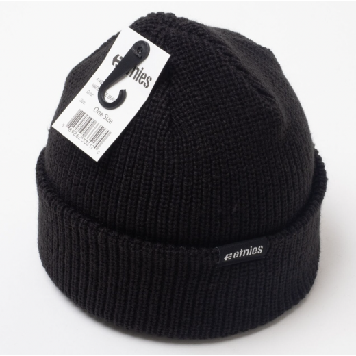 Шапка ETNIES WAREHOUSE BEANIE 2025 BLACK Шапка ETNIES WAREHOUSE BEANIE 2025 BLACK