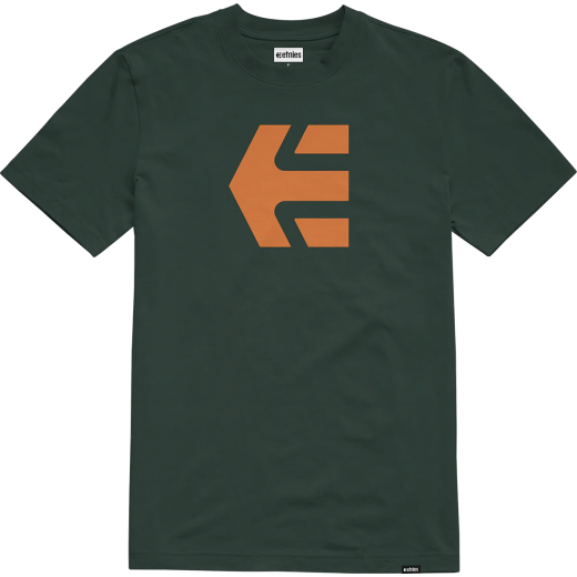 Футболка ETNIES ICON TEE 2024 GREEN/ORANGE Футболка ETNIES ICON TEE 2024 GREEN/ORANGE
