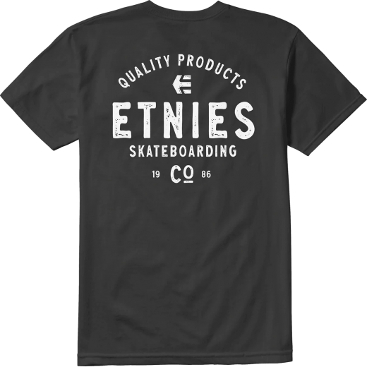 Футболка ETNIES SKATE CO TEE 2024 BLACK Футболка ETNIES SKATE CO TEE 2024 BLACK