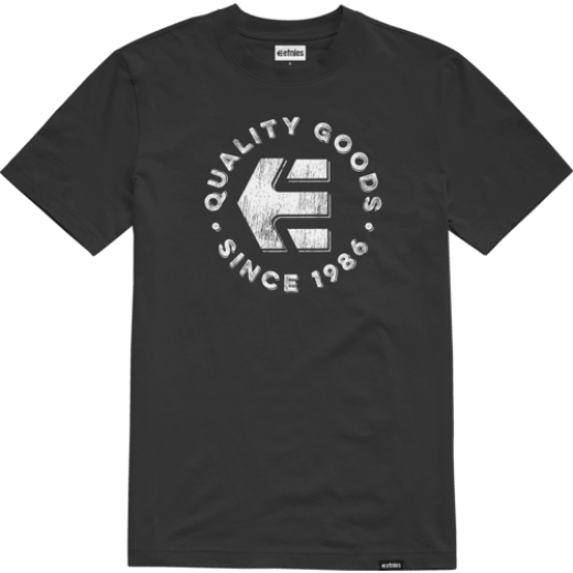 Футболка ETNIES SINCE 1986 TEE 2024 BLACK/WHITE Футболка ETNIES SINCE 1986 TEE 2024 BLACK/WHITE