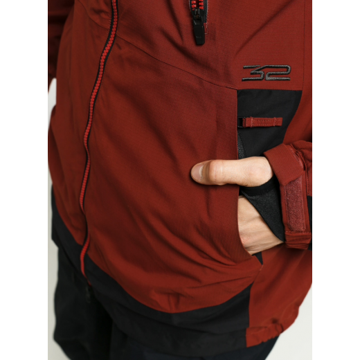 Куртка THIRTY TWO TM RECYCLED JACKET 2025 BRICK Куртка THIRTY TWO TM RECYCLED JACKET 2025 BRICK