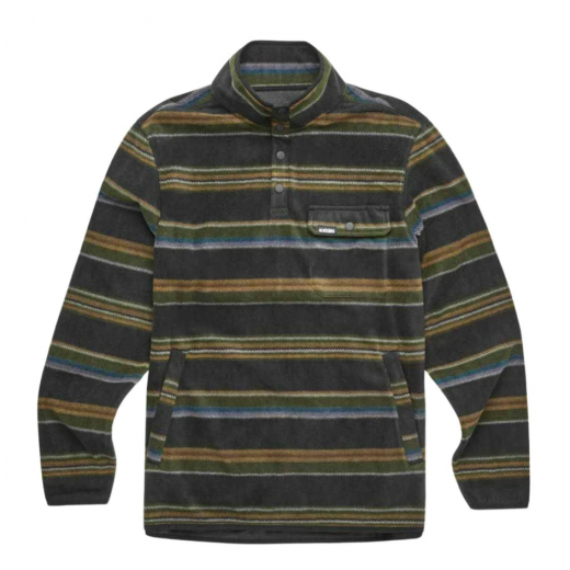 Толстовка ETNIES WOODSMAN ANORAK BLACK/OLIVE 2025 Толстовка ETNIES WOODSMAN ANORAK BLACK/OLIVE 2025