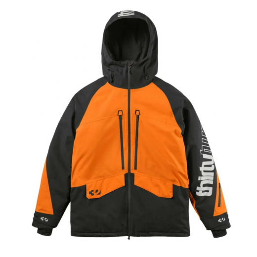 Куртка THIRTY TWO LASHED INSULATED JACKET 2025 BLACK/ORANGE Куртка THIRTY TWO LASHED INSULATED JACKET 2025 BLACK/ORANGE