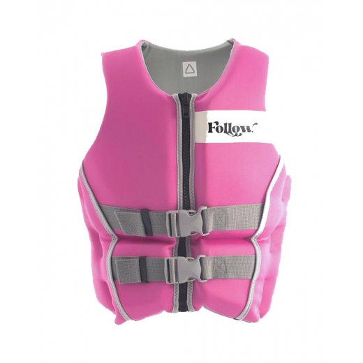 Женский жилет для вейкборда FOLLOW 2021 TACT CGA JACKET PINK