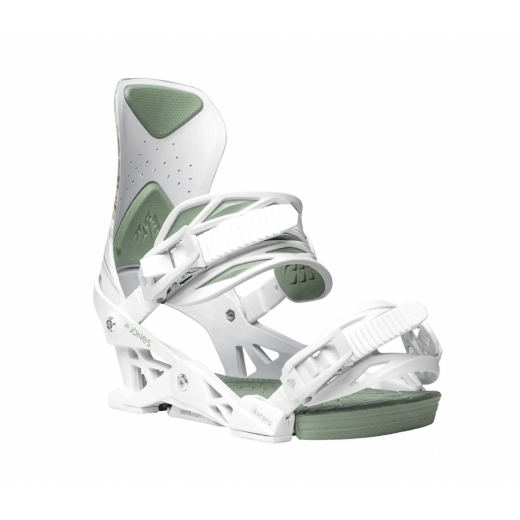Женские крепления для сноуборда JONES AURORA 2025 WHITE/ART Женские крепления для сноуборда JONES AURORA 2025 WHITE/ART
