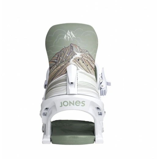 Женские крепления для сноуборда JONES AURORA 2025 WHITE/ART Женские крепления для сноуборда JONES AURORA 2025 WHITE/ART