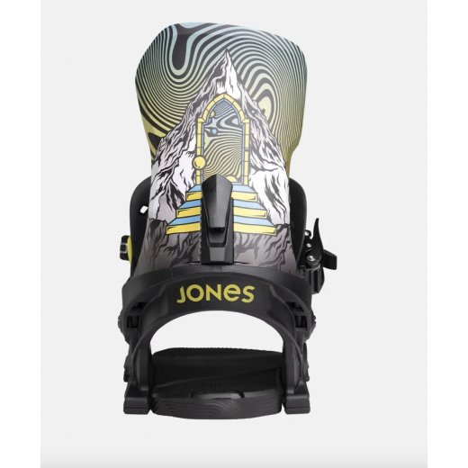 Крепления JONES METEORITE SNOWBOARD BINDING 2025 BLACK/ART Крепления JONES METEORITE SNOWBOARD BINDING 2025 BLACK/ART
