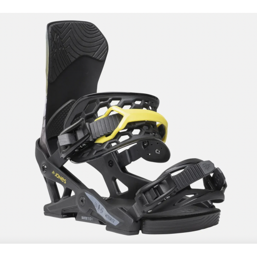 Крепления JONES METEORITE SNOWBOARD BINDING 2025 BLACK/ART Крепления JONES METEORITE SNOWBOARD BINDING 2025 BLACK/ART