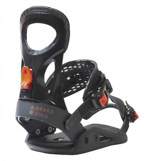 Крепления для сноуборда DRAKE KING 2024 LTD BLACK/ORANGE Крепления для сноуборда DRAKE KING 2024 LTD BLACK/ORANGE