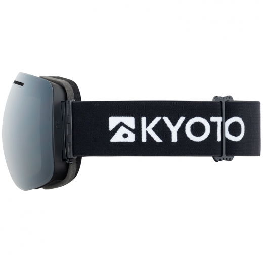 Маска для сноуборда KYOTO BURNS BLACK/SILVER CHROME 2024 Маска для сноуборда KYOTO BURNS BLACK/SILVER CHROME 2024