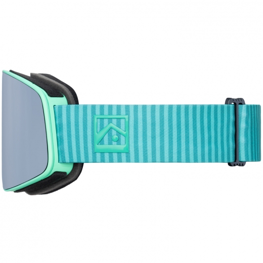 Маска для сноуборда KYOTO FOSTER MARINE GREEN/SILVER CHROME 2024