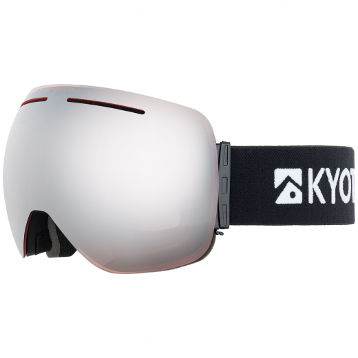 Маска для сноуборда KYOTO BURNS BLACK/PINK CHROME 2024
