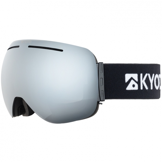 Маска для сноуборда KYOTO BURNS BLACK/SILVER CHROME 2024 Маска для сноуборда KYOTO BURNS BLACK/SILVER CHROME 2024