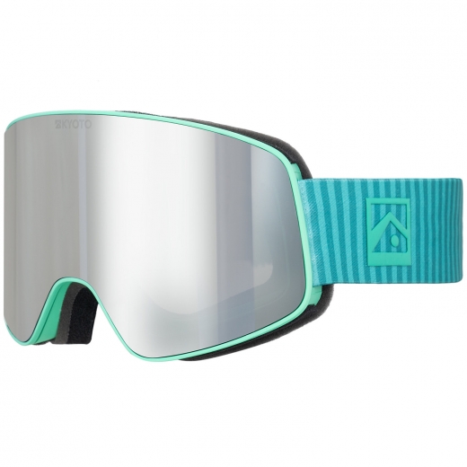 Маска для сноуборда KYOTO FOSTER MARINE GREEN/SILVER CHROME 2024
