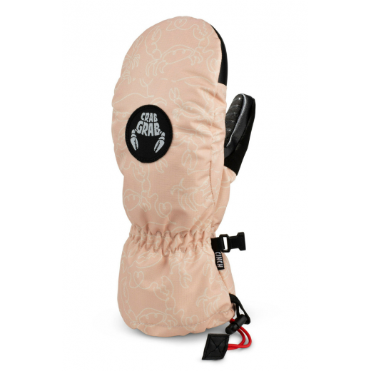 Детские варежки CRAB GRAB CINCH YOUTH 2024 CRAB DOODLE PINK Детские варежки CRAB GRAB CINCH YOUTH 2024 CRAB DOODLE PINK