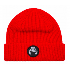 Шапка CRAB GRAB CIRCLE PATCH BEANIE 2024 RED