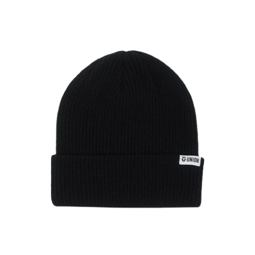 Шапка UNION Low Cuff Beanie 2024 BLACK Шапка UNION Low Cuff Beanie 2024 BLACK