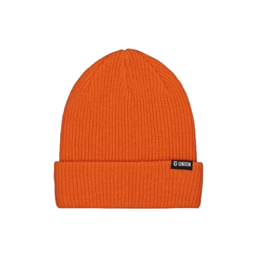 Шапка UNION Low Cuff Beanie 2024 ORANGE Шапка UNION Low Cuff Beanie 2024 ORANGE