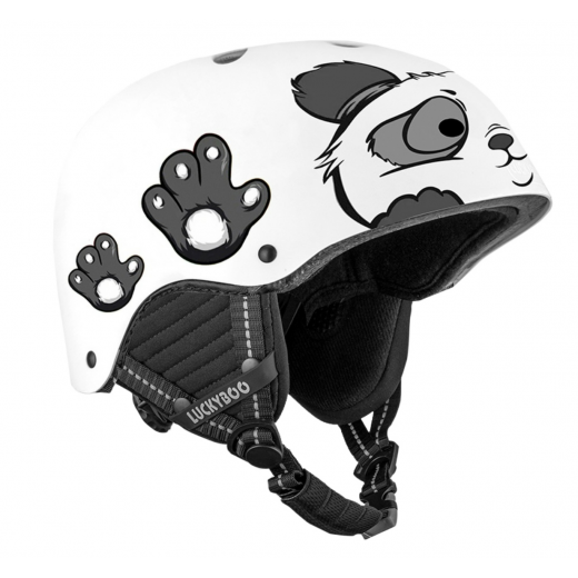 Детский шлем LUCKYBOO PLAY 2023 WHITE Детский шлем LUCKYBOO PLAY 2023 WHITE