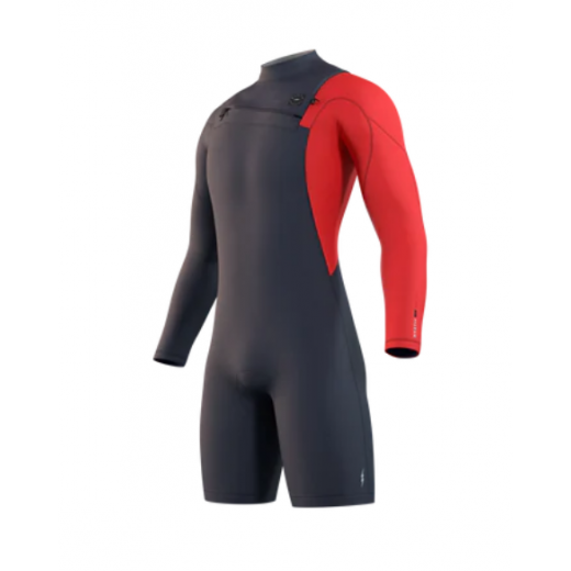 Гидрокостюм MYSTIC 2023 Marshall Longarm Shorty 3/2mm Fzip Navy/Red Гидрокостюм MYSTIC 2023 Marshall Longarm Shorty 3/2mm Fzip Navy/Red