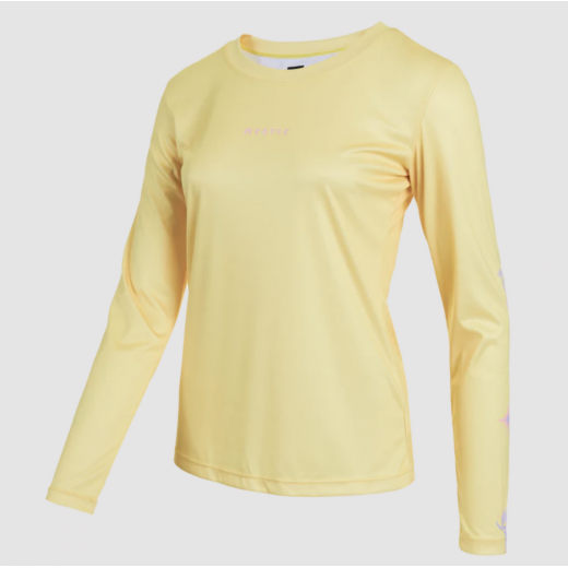 Гидромайка (лайкра) женская MYSTIC Paradise LS Quickdry Women 2024 Pastel Yellow Гидромайка (лайкра) женская MYSTIC Paradise LS Quickdry Women 2024 Pastel Yellow