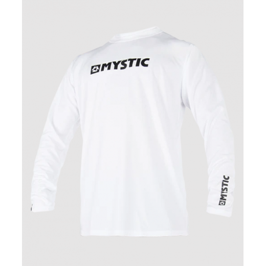 Гидромайка (лайкра) MYSTIC Star L/S Rashvest 2024 White Гидромайка (лайкра) MYSTIC Star L/S Rashvest 2024 White