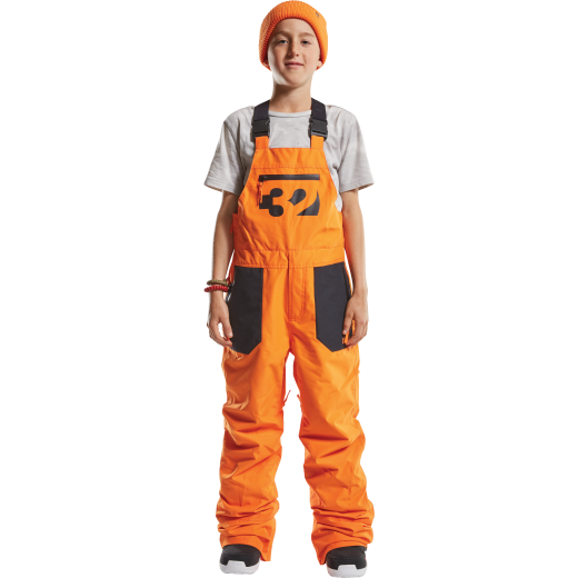 Детский полукомбинезон THIRTY TWO YOUTH BASEMENT BIB 2023 ORANGE Детский полукомбинезон THIRTY TWO YOUTH BASEMENT BIB 2023 ORANGE