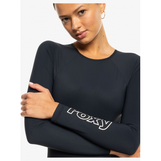 Женская лайкра (купальник) ROXY Active Long Sleeve 2025 black Женская лайкра (купальник) ROXY Active Long Sleeve 2025 black