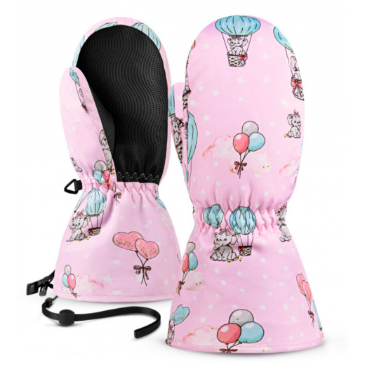 Детские варежки LUCKYBOO FUTURE 2023 PINK Детские варежки LUCKYBOO FUTURE 2023 PINK