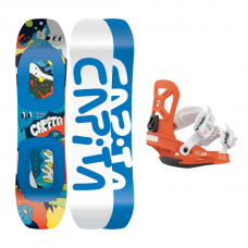 Детский сноуборд комплект CAPITA MICRO MINI + UNION CADET XS 2024
