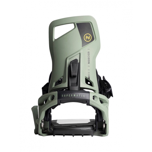 Крепления для сноуборда NIDECKER SUPERMATIC 2024 OLIVE Крепления для сноуборда NIDECKER SUPERMATIC 2024 OLIVE