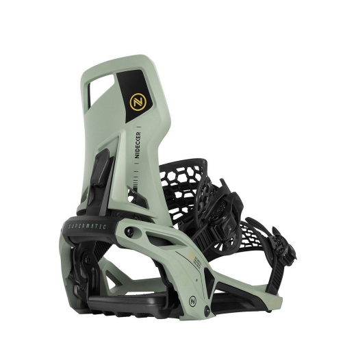 Крепления для сноуборда NIDECKER SUPERMATIC 2024 OLIVE Крепления для сноуборда NIDECKER SUPERMATIC 2024 OLIVE