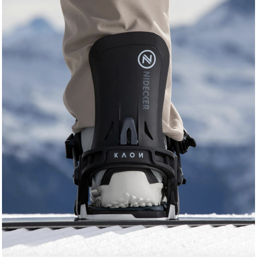 Крепления для сноуборда NIDECKER KAON 2025 BLACK Крепления для сноуборда NIDECKER KAON 2025 BLACK