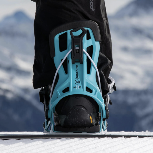 Крепления для сноуборда NIDECKER FLOW NX2 2025 CYAN Крепления для сноуборда NIDECKER FLOW NX2 2025 CYAN
