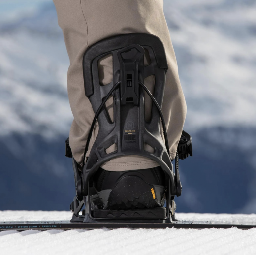 Крепления для сноуборда NIDECKER FLOW NX2 CARBON HYBRID 2025 BLACK
